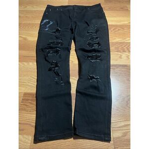 Amiri Skinny Distressed Men’s Black Jeans Size 40